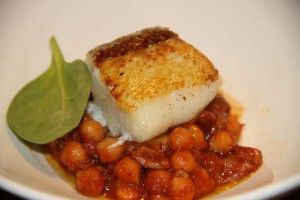 Bacalao con garbanzos de Bahía Taberna