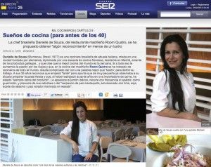 Danielle Souza en Gastro de la Cadena Ser