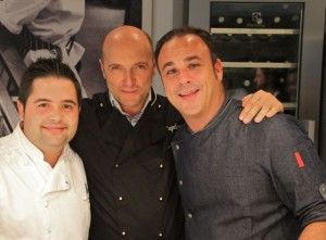 Juan Luís Fernández, Esteban Capdevila y Ágel León. 