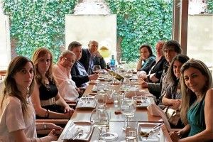 periodistas gastronómicos en Pan de Lujo con Rafael Rincón y Esteban Capdevila