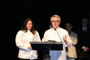 CHRISTIAN ESCRIBÁ Y SU MUJER EN SAN SEBASTIAN GASTRONOMIKA 2013