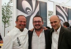 J. Trifón, Miguel Llanos de Bodegas Tradición y Esteban Capdevila