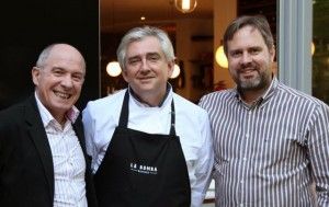 Javier Gila, Chef Christophe País y Juanma Terceño. Blog Esteban Capdevila