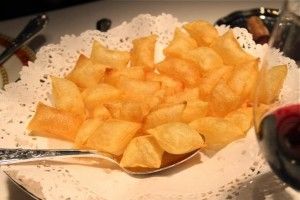 Patatas soufflées de Zalacaín. Blog Esteban Capdevila