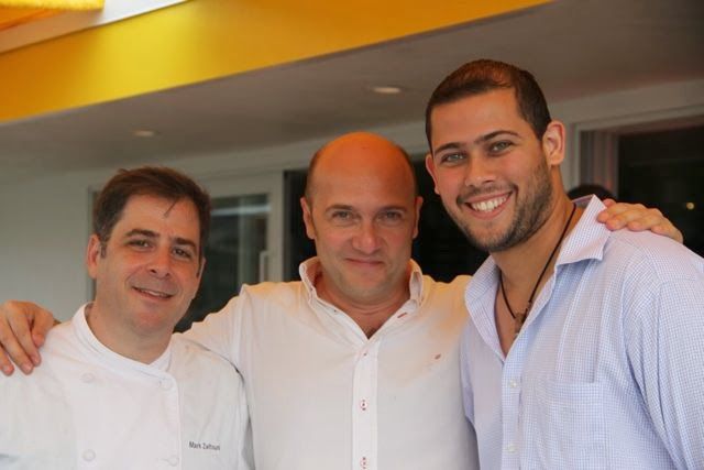 Chef-Mark-Zeitouni-Esteban-Capdevila-y-Carlos-De-La-Fuente en lido de Miami. Blog Esteban Capdevila