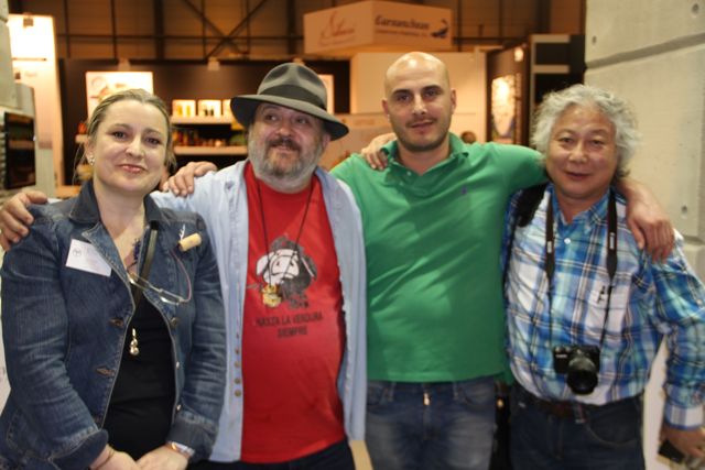 Mª JOSÉ YRAVEDRA, SACHA, MICHELE DE VITA Y SHIN Yamazawa