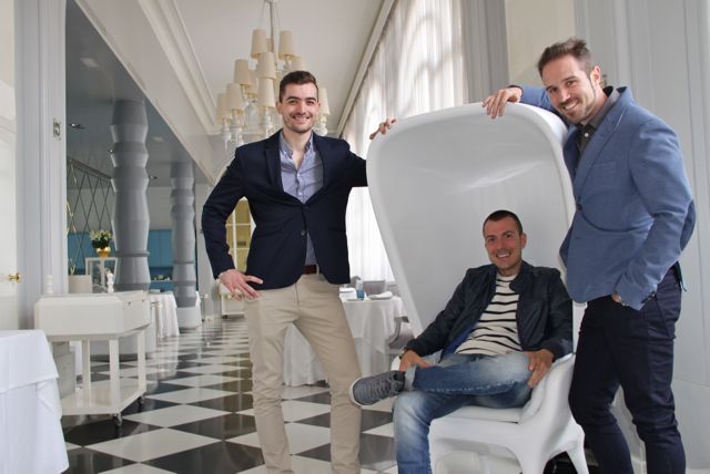 ADÁN GÓMEZ, ALEX RODRÍGUEZ SÁNCHEF-PARDO Y JUANMA GALÁN