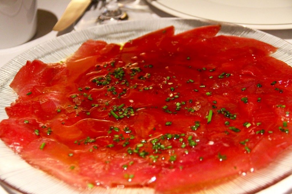 CARPACCIO DE ATÚN EN TATEL - 1