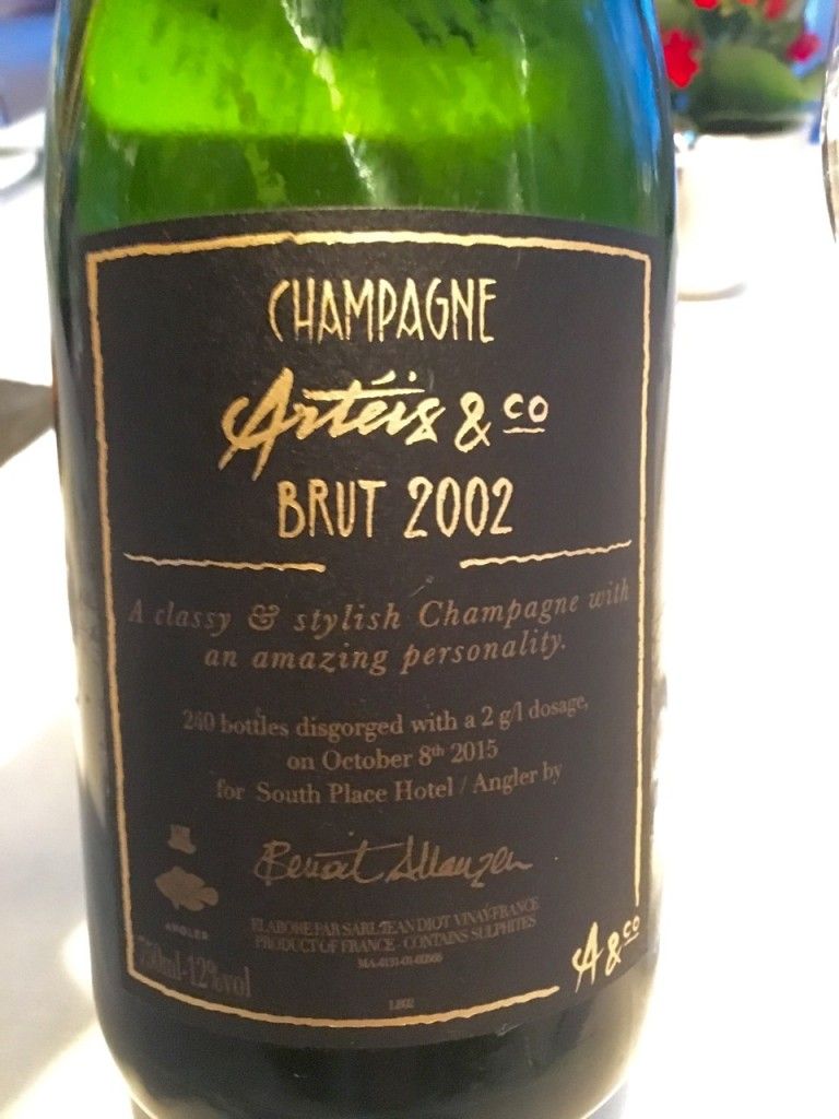 CHAMPAGNE ARTÉIS & CO BRUT 2002 PERSONALIZADA ANGLER - 1